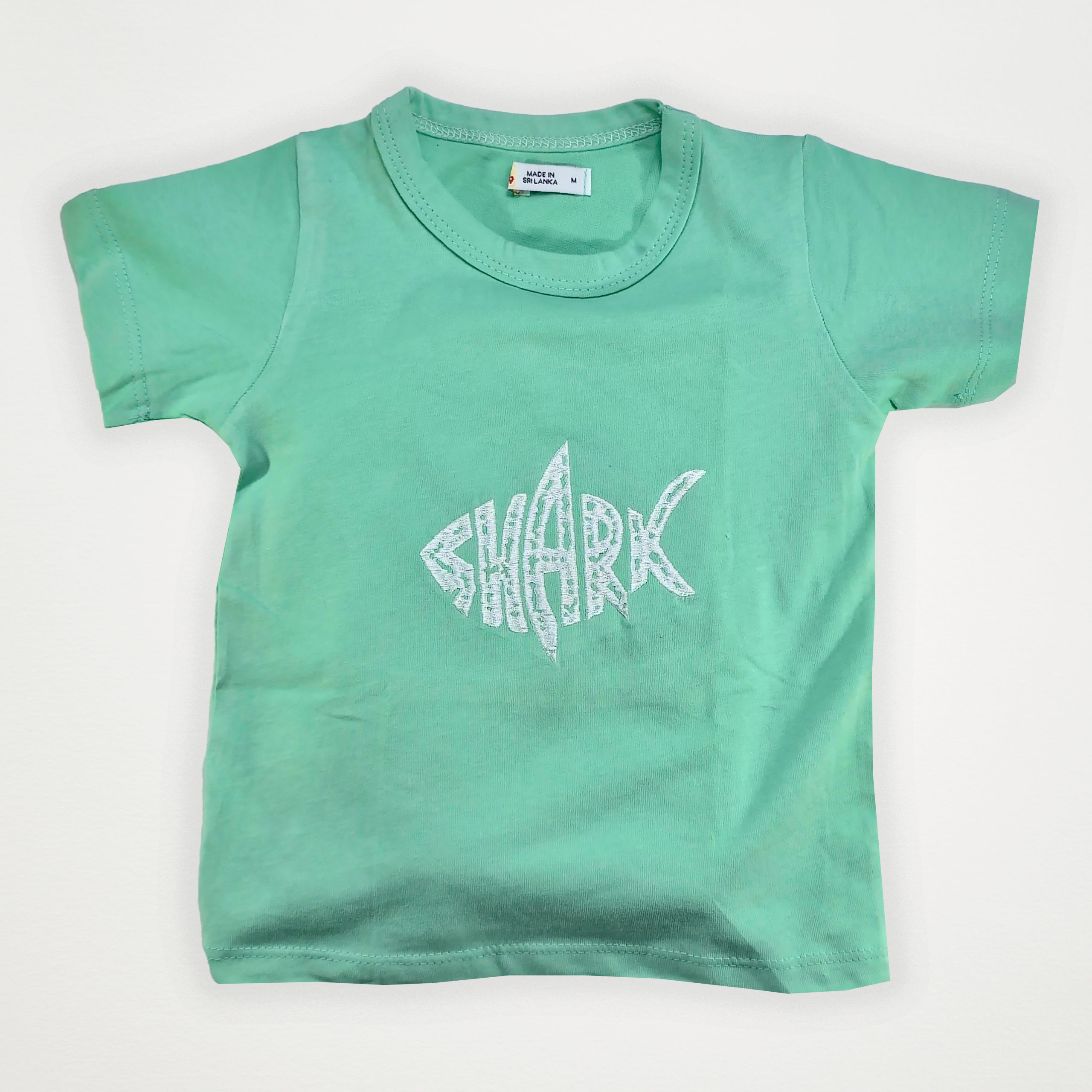 Shark Letter Green